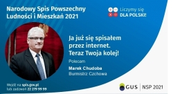 Grafika: Burmistrz Czchowa poleca samospis przez internet